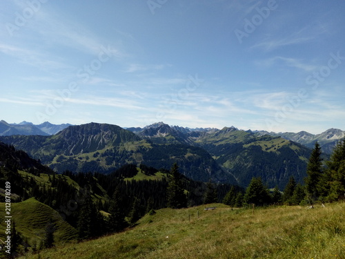 Sommer-Bergpanorama