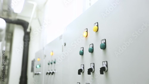 control panel of engineering communication systems photo