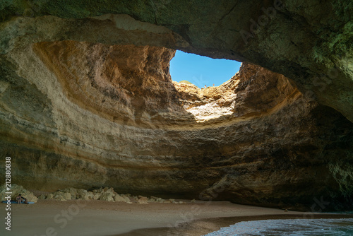 Wonderful view of Benagil Cave in Carvoeiro Algarve Portugal