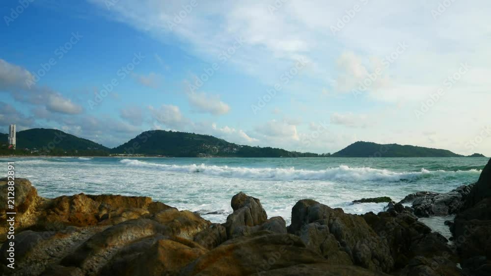 View of beach : Landscapes ocean sea travel summer background View of beach : Landscapes ocean sea travel summer background
