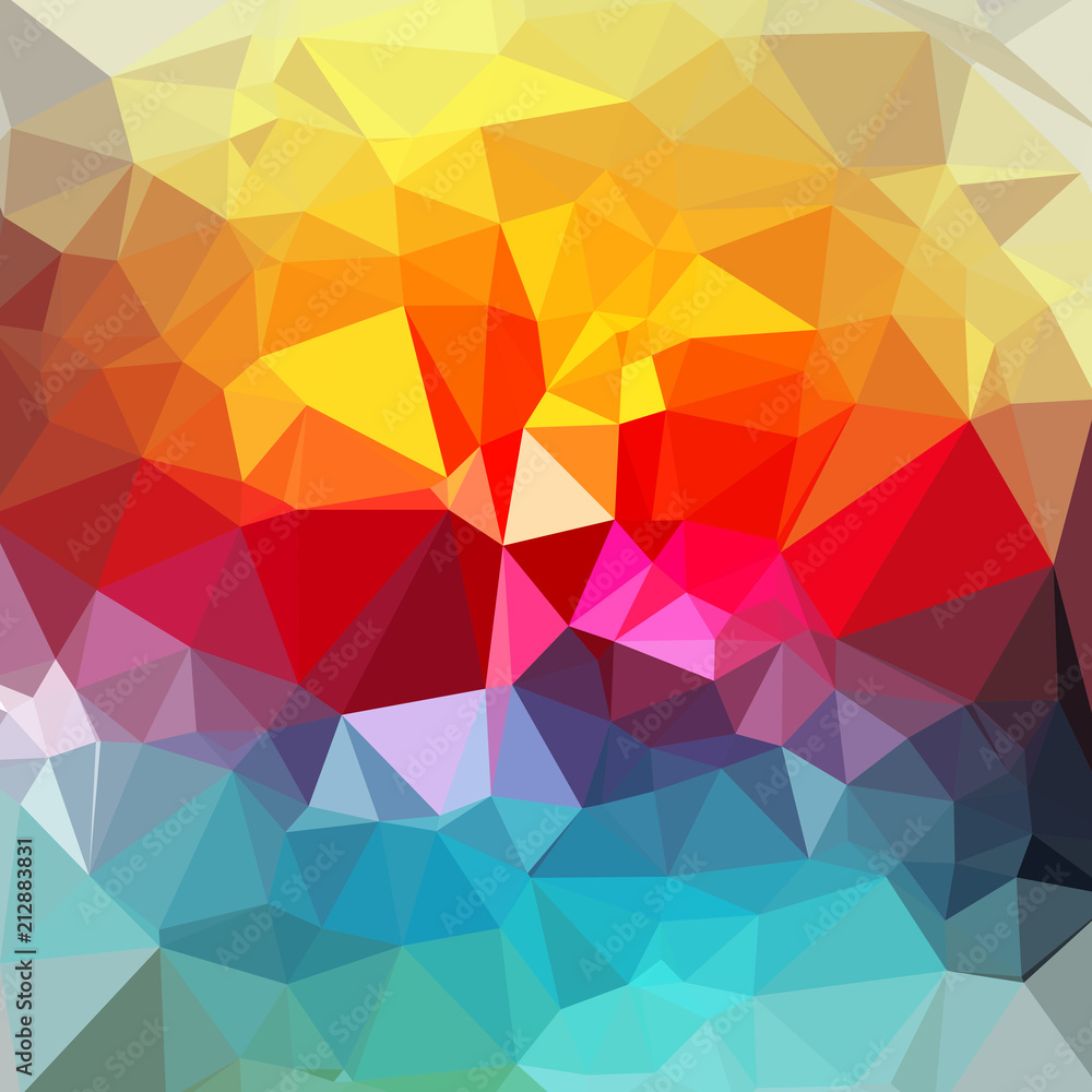 Bright polygon background