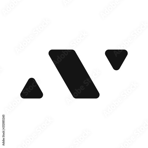 AV logo, monogram, vector