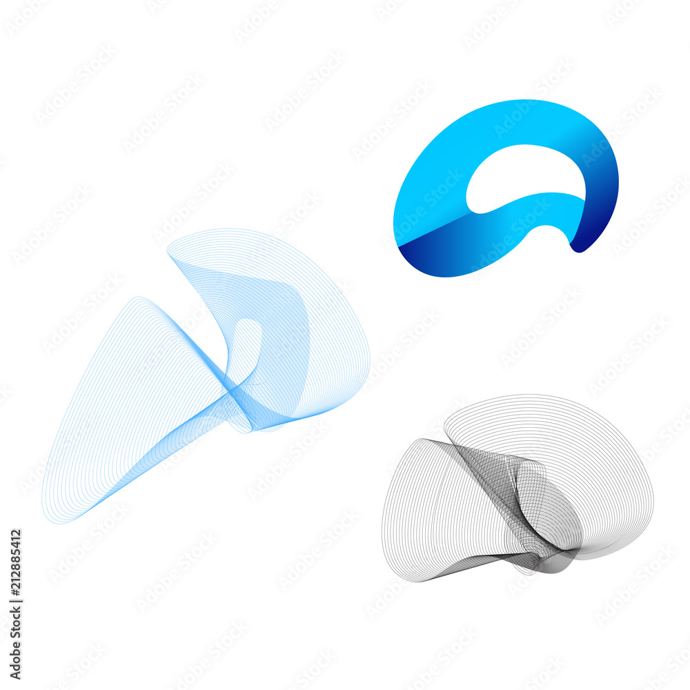 Brain logo, illustration, vector