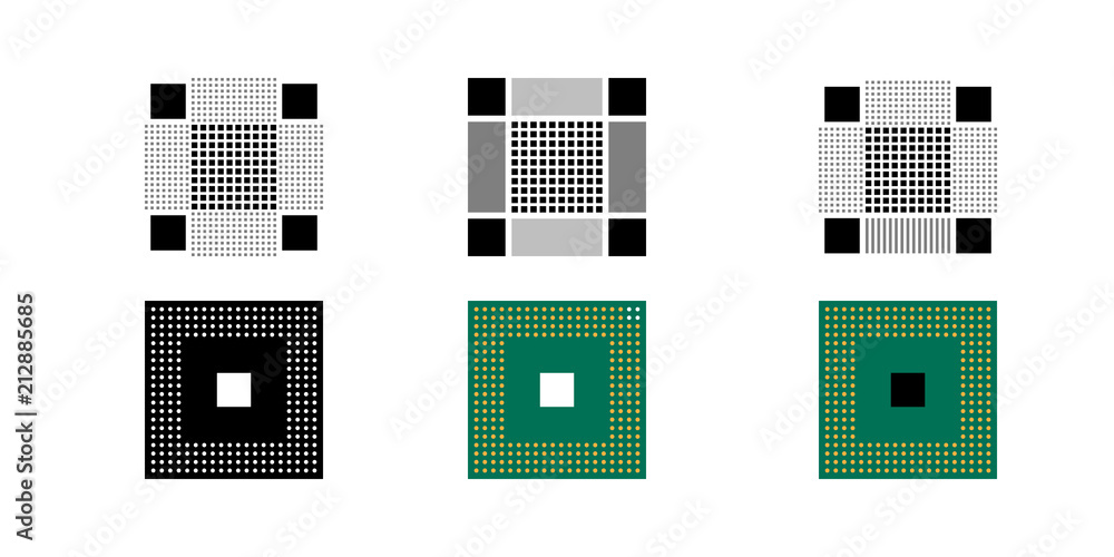 Chip logo, illustration, vector Chip logo, illustration, vector