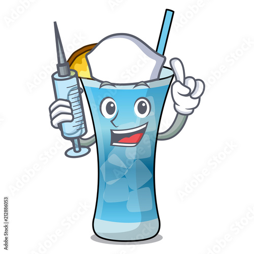 Nurse blue hawaii character cartoon