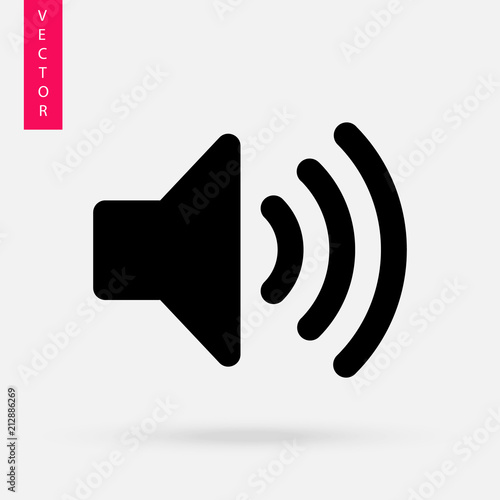 Wallpaper Mural Sound Icon,  Speaker vector icon. Torontodigital.ca