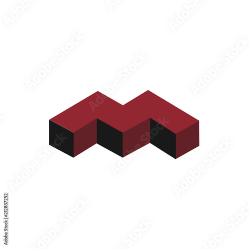 M logo  monogram  vector