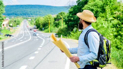 Where should I go. Tourist backpacker map lost direction travelling. Around the world. Map allow recognize enough details to walk somewhere if get lost. Find direction map large sheet of paper