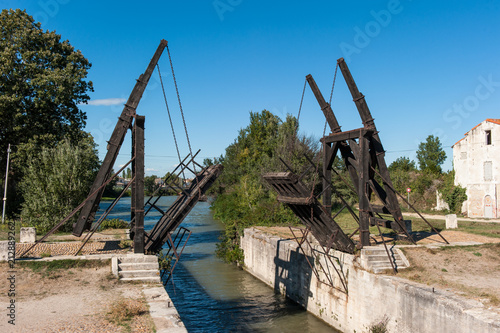 Brücke von Langlois bei Arles in Südfrankreich