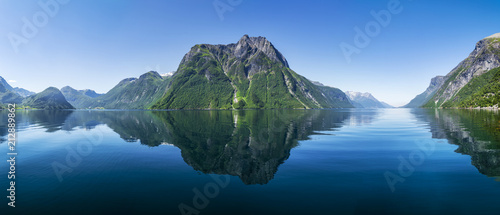 Fjord in Norwegen photo