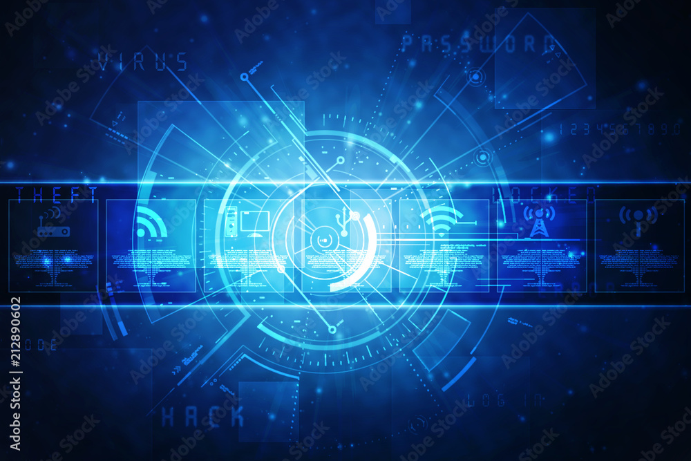 2d illustration abstract technology background concept
2d illustration abstract technology background concept