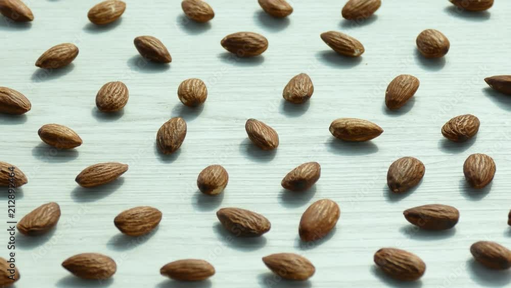 Close-up almonds Close-up almonds