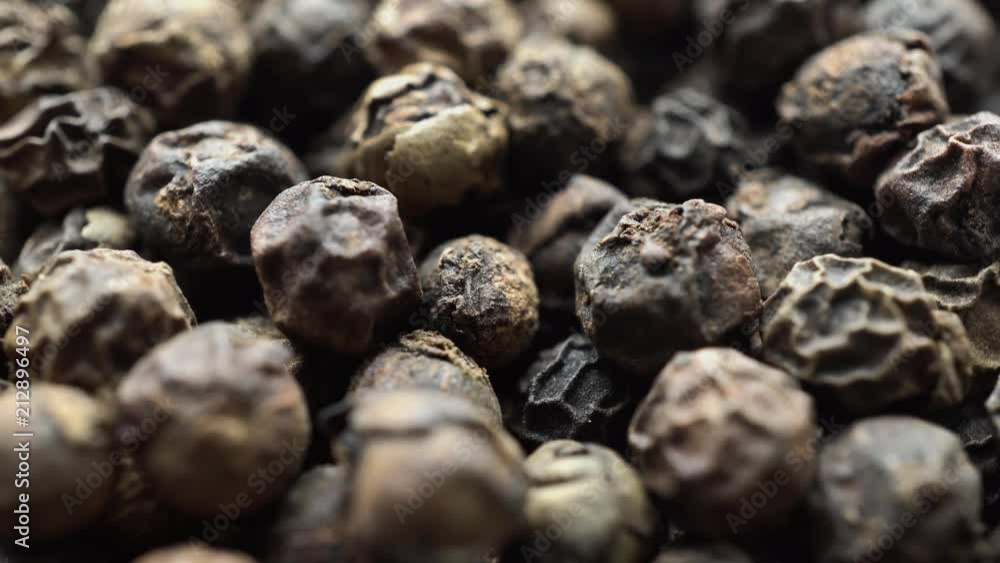 4k Dry Black Pepper Close Up Rotation 4k Dry Black Pepper Close Up Rotation