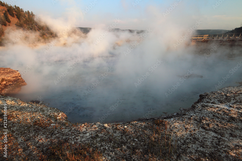 Old Faithful Area and Geysers, Yellowstone NP 