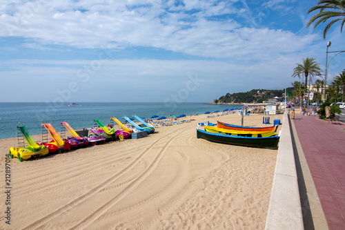 Lloret de Mar beach, Spain