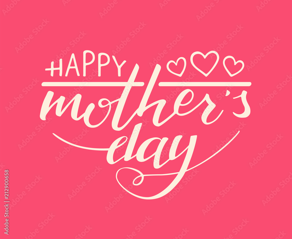 Mother's day handwriting lettering
