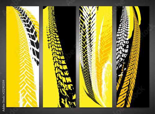 Tire Banners set