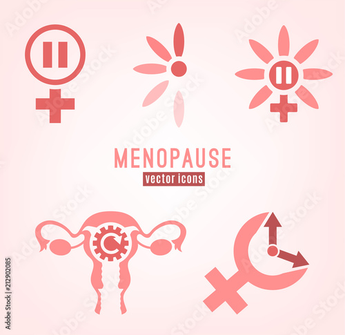 Menopause vector icon