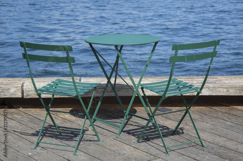 Photography Cafe Table and Chair, Copenhagen