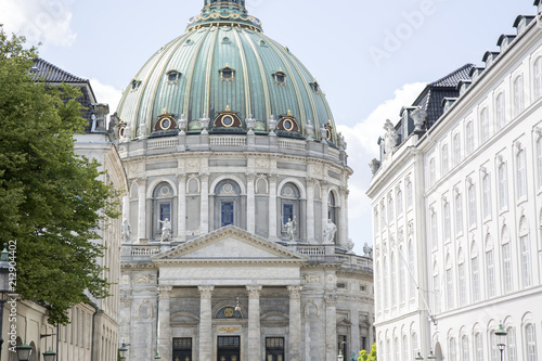 Canvas Print Frederiks Church in Copenhagen