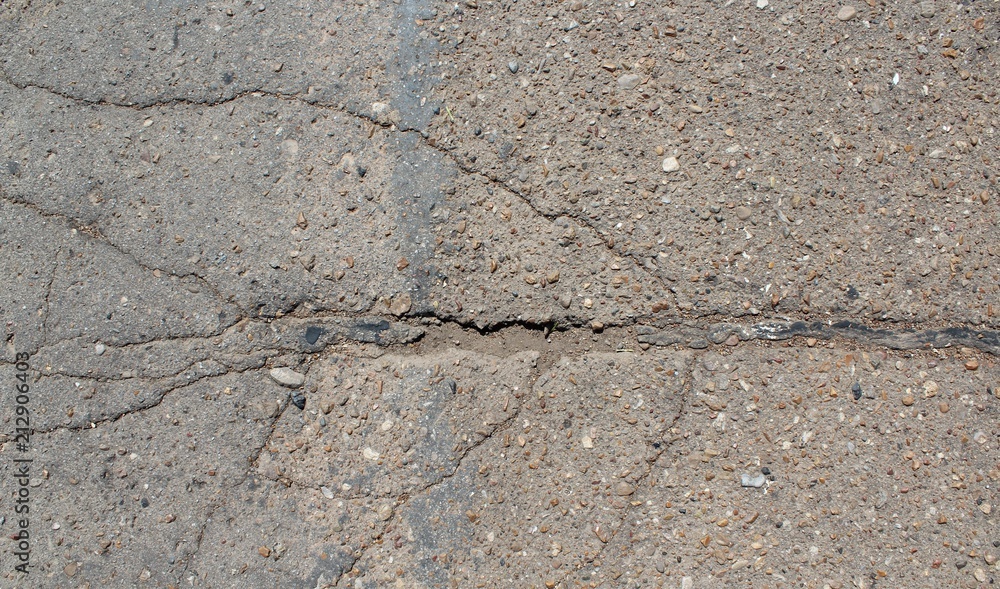 Obraz premium crack on the pavement