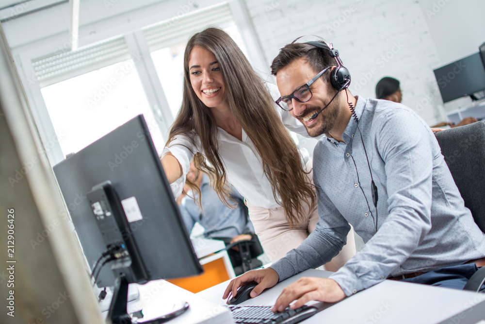 © Bojan - Business people working on project in office