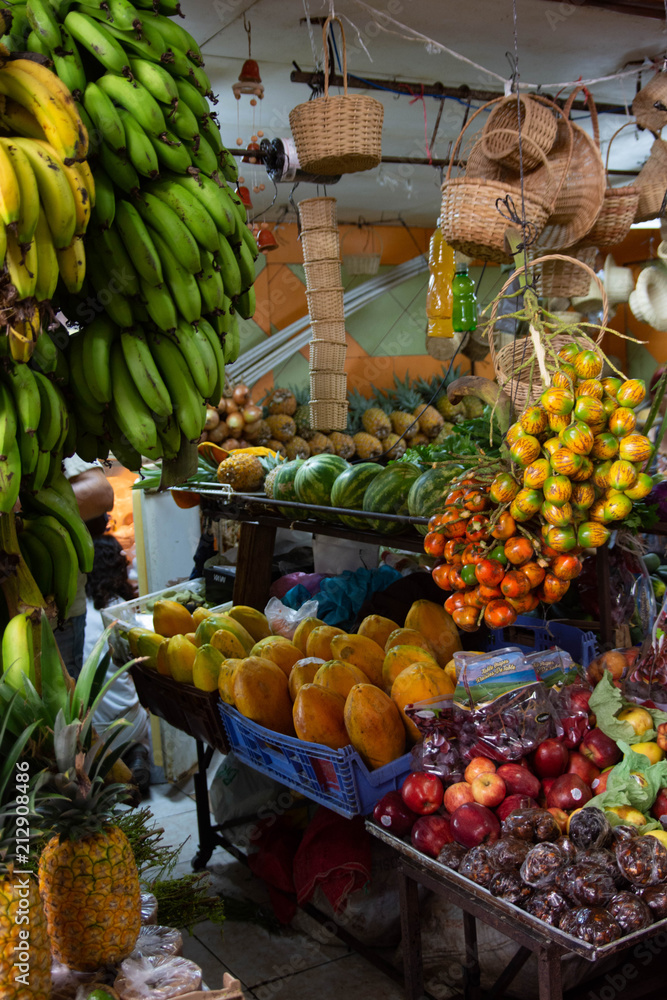 Fruit and vegetable stall, Costa Rica