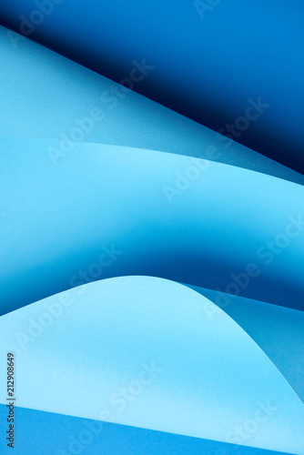 creative bright blue abstract paper background