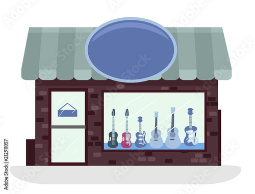 Guitar Store Illustration