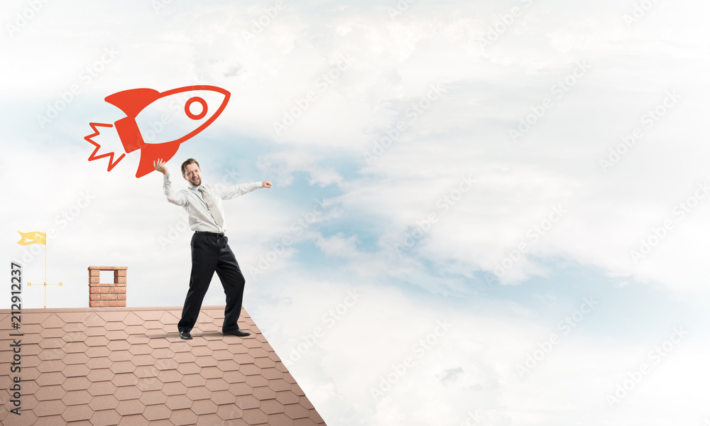 Businessman and foundation of startup projects Businessman and foundation of startup projects