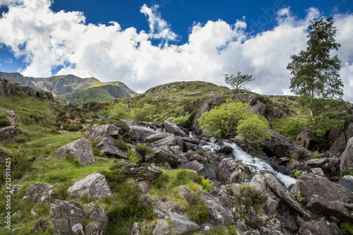 Wasserlauf in Snowdonia - Wales