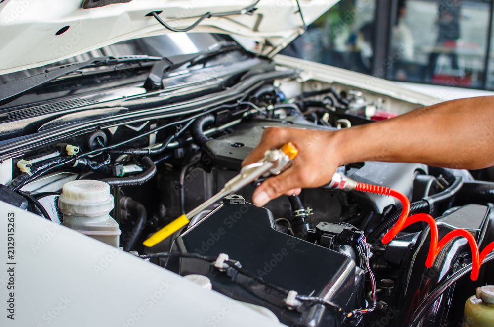 Obraz premium Car engine