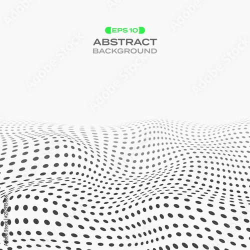 Abstract of multi dot in gray pattern background.
