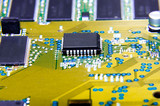 laptop Circuit board close-up