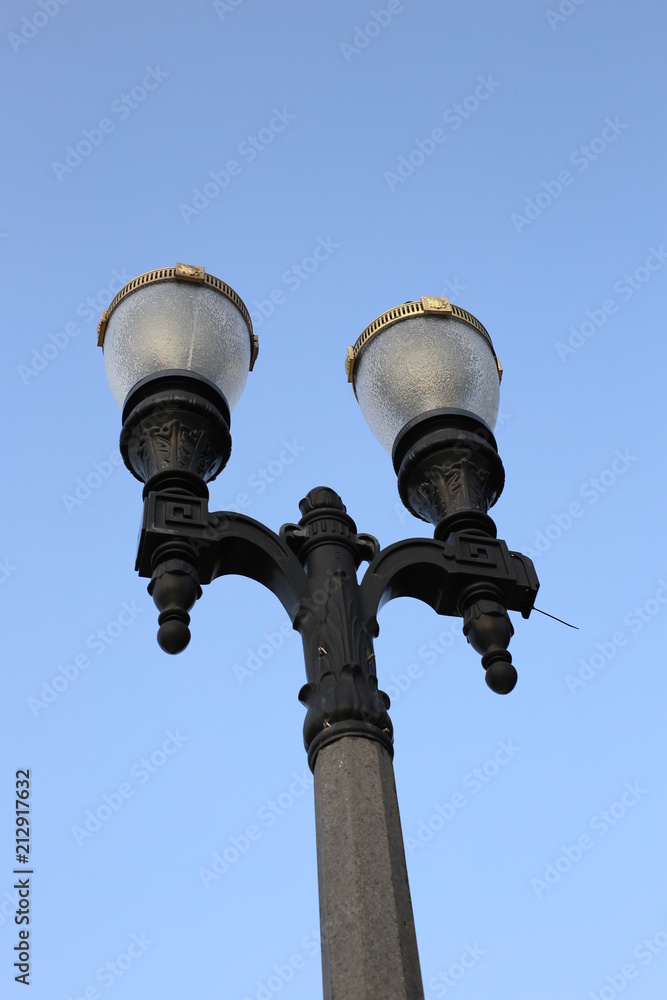 A street light, light pole, lamppost, street lamp, light standard, or lamp standard is a raised source of light on the edge of a road or path