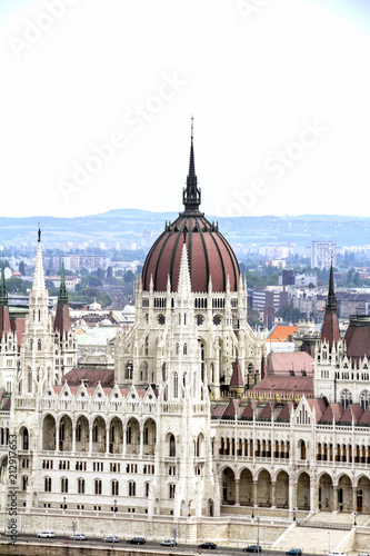 The building of the Parliament in Budapest, Hungary