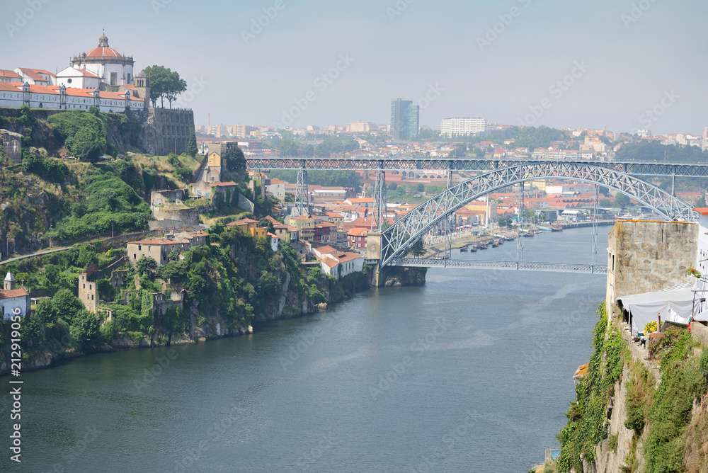 Porto with the Dom Luiz bridge, Portugal