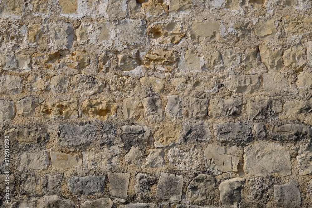 Pattern, Brick and Stone Wall