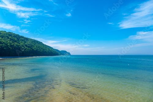 Küste in Sellin auf der Insel Rügen