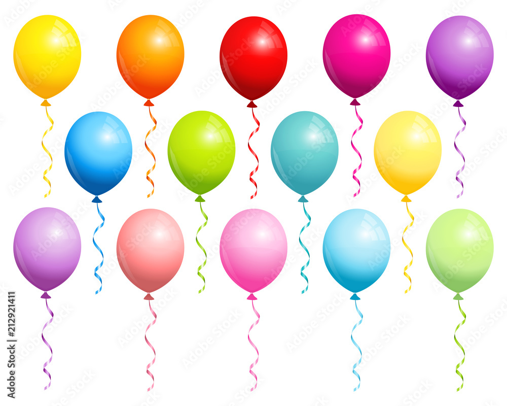 14 Balloons Colors