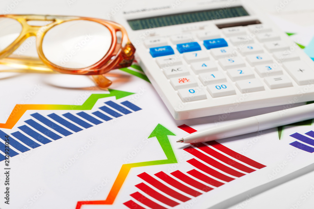 business chart showing financial success business chart showing financial success