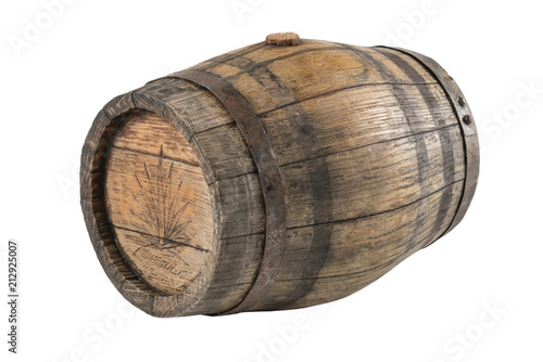 Miniature Wood Barrel Close up of a little liquor barrel