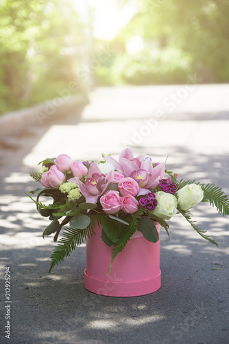 Beauty bouquet of different...