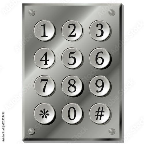 Number code keyboard