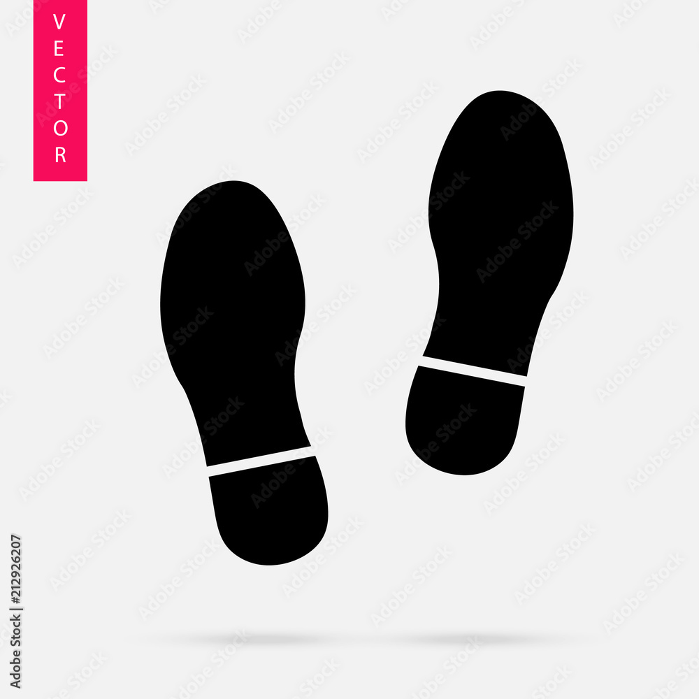 Imprint soles shoes icon.shoes print icon.vector Imprint soles shoes icon.shoes print icon.vector