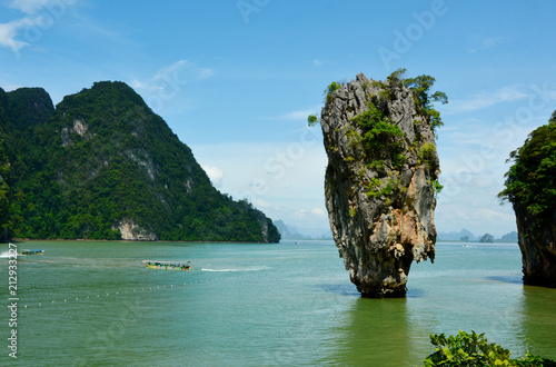 James bond Island or Khao Tapu In Phang Nga Bay Thailand.