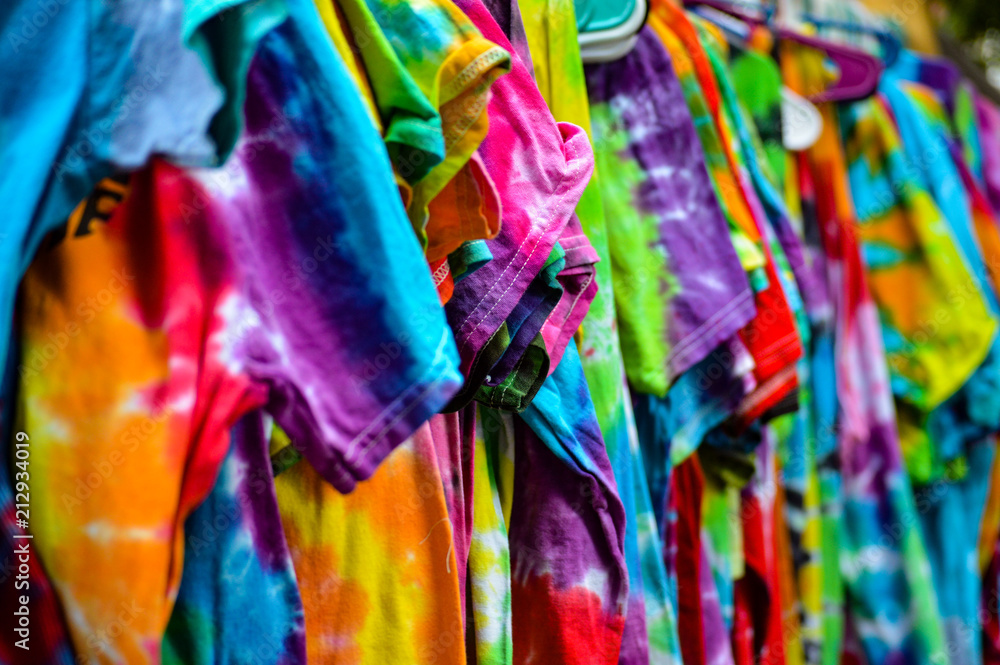 Fototapeta premium Tie Dye Shirts