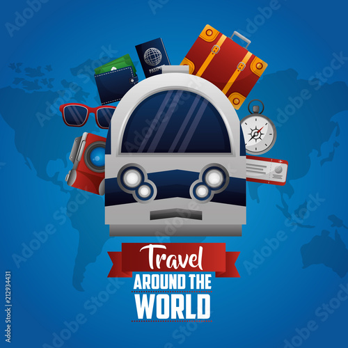 time to travel around the world