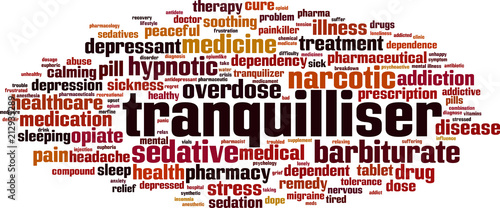 Tranquilliser word cloud