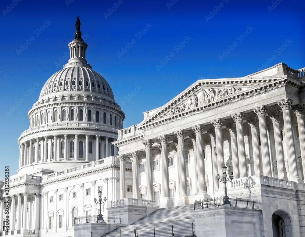 Obraz premium Washington DC - US Capitol building